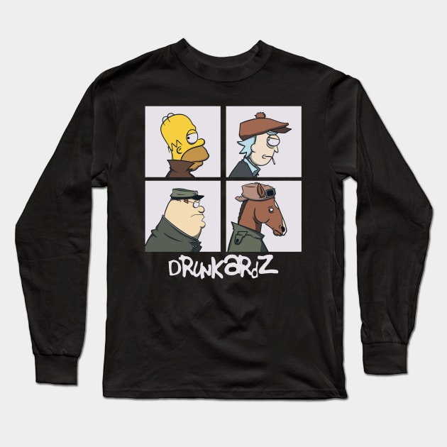 Drunkardz Long Sleeve T-Shirt by aStro678